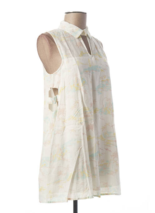 Tunică fără mâneci alb RVCA femeie