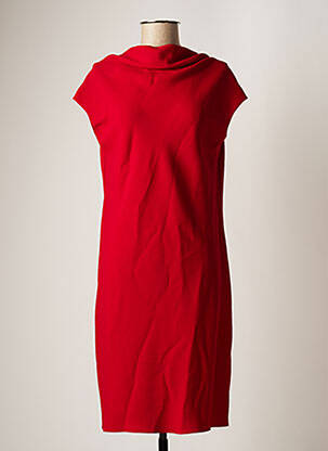 Rochie midi roșu THEORY femeie