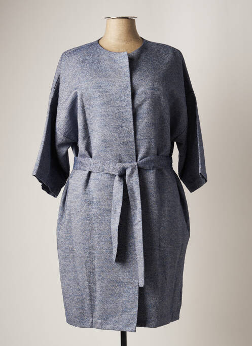 Palton lung albastru NATHALIE VLEESCHOUWER femeie