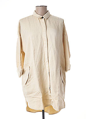 Rochie scurtă bej BELLEROSE femeie