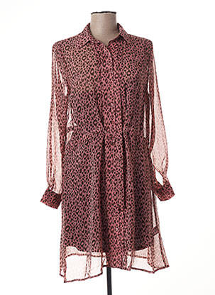 Rochie midi roz GRACE & MILA femeie