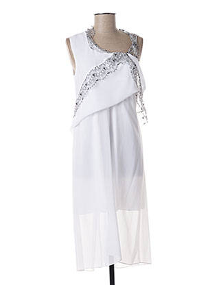 Rochie midi alb CARVEN femeie