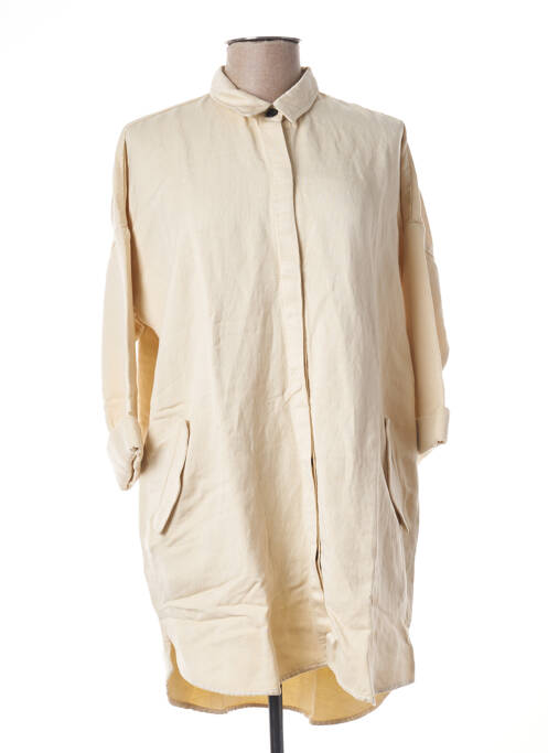 Rochie scurtă bej BELLEROSE femeie