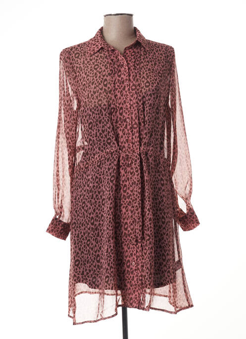 Rochie midi roz GRACE & MILA femeie