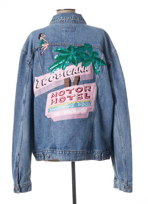 Jachetă de blugi albastru MPD BOX femeie