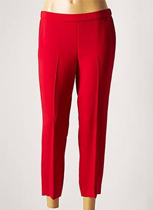 Pantalon drept roșu THEORY femeie
