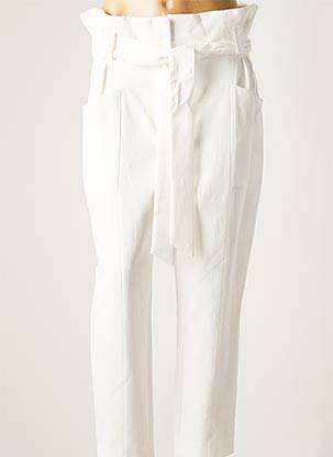 Pantalon drept alb IRO femeie
