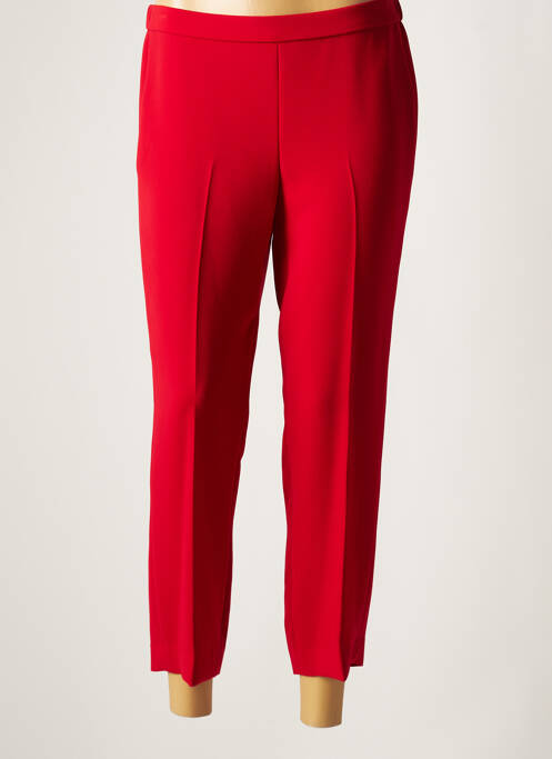 Pantalon drept roșu THEORY femeie