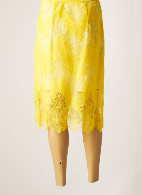 Fustă midi galben CARVEN femeie