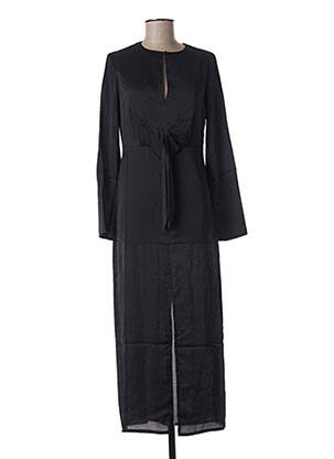 Rochie lungă mâneci lungi mâneci lungi negru DAY OFF femeie