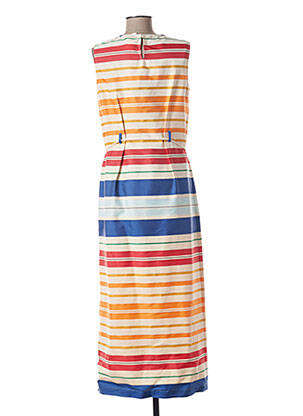 Rochie lungă fără mâneci fără mâneci bej SEMICOUTURE femeie