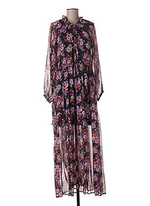 Rochie lungă mâneci lungi mâneci lungi negru DAY OFF femeie
