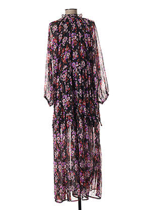 Rochie lungă mâneci lungi mâneci lungi negru DAY OFF femeie