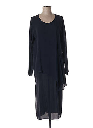 Rochie midi mâneci lungi mâneci lungi albastru THEORY femeie