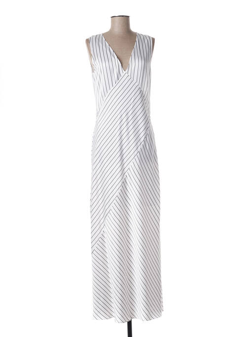 Rochie lungă alb THEORY femeie