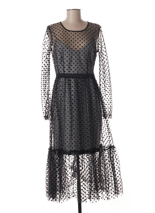 Rochie lungă negru IMPERIAL femeie