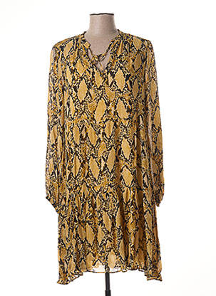 Rochie midi galben SECOND FEMALE femeie