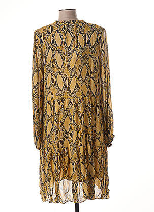 Rochie midi galben SECOND FEMALE femeie