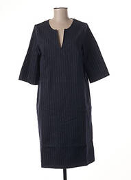 Rochie midi mâneci scurte mâneci scurte albastru NATHALIE VLEESCHOUWER femeie