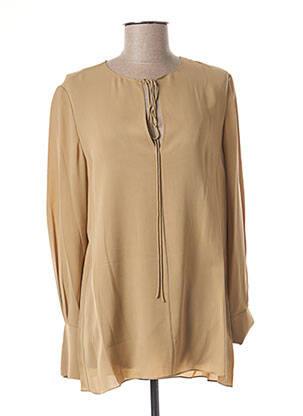 Tunică mâneci lungi maro THEORY femeie