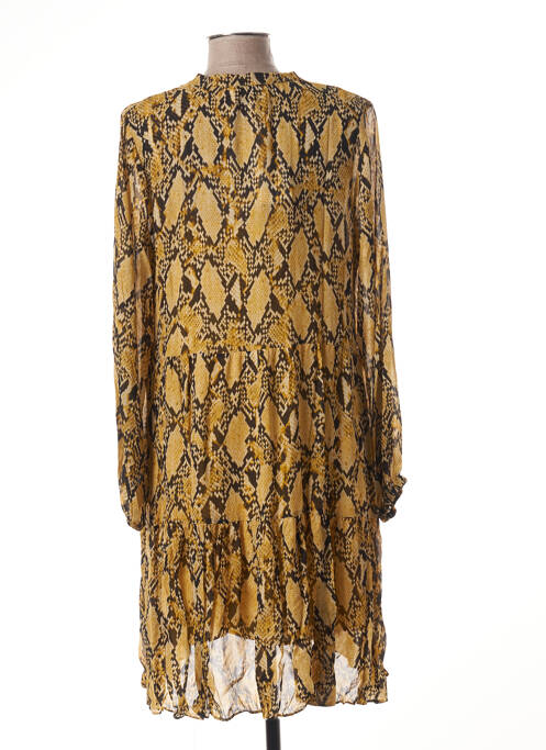 Rochie midi galben SECOND FEMALE femeie