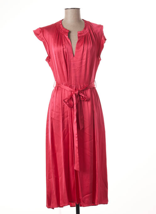 Rochie lungă roz PAUL & JOE femeie