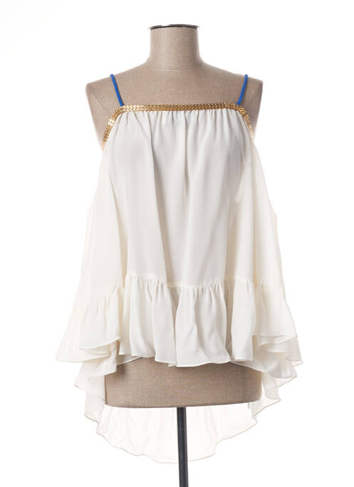 Top alb ELLA LUNA femeie