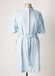 Rochie midi mâneci scurte mâneci scurte albastru DAY OFF femeie