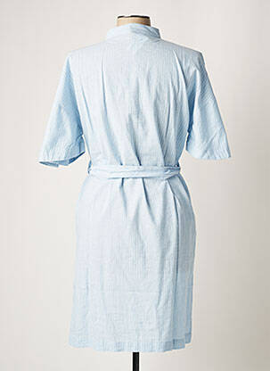 Rochie midi mâneci scurte mâneci scurte albastru DAY OFF femeie