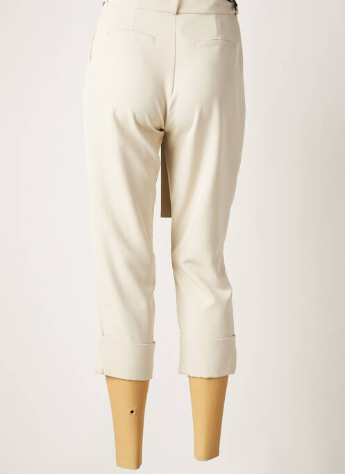 Pantalon trei sferturi bej PLEASE femeie