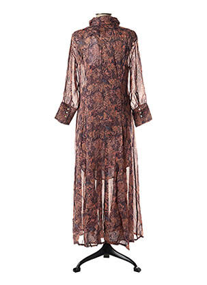 Rochie lungă maro IRO femeie