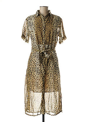 Rochie midi maro DAY OFF femeie