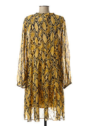 Rochie midi galben SECOND FEMALE femeie