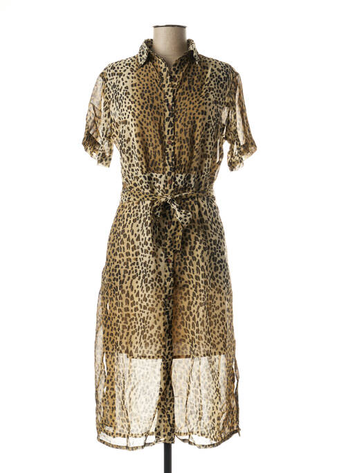 Rochie midi maro DAY OFF femeie