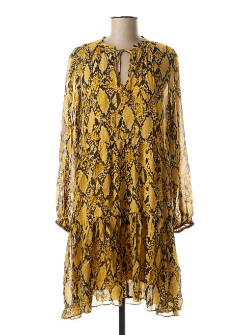 Rochie midi galben SECOND FEMALE femeie