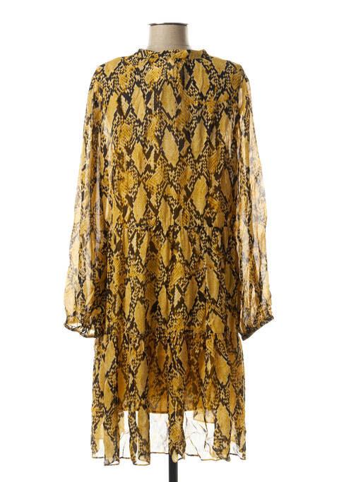 Rochie midi galben SECOND FEMALE femeie