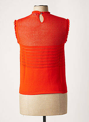 Pulover portocalie CARVEN femeie