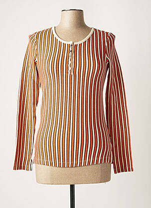 Tricou portocalie MAISON SCOTCH femeie