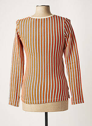 Tricou portocalie MAISON SCOTCH femeie