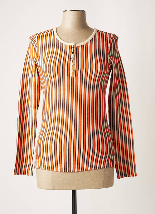 Tricou portocaliu MAISON SCOTCH femeie