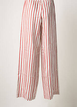Pantalon larg alb PAUL & JOE femeie
