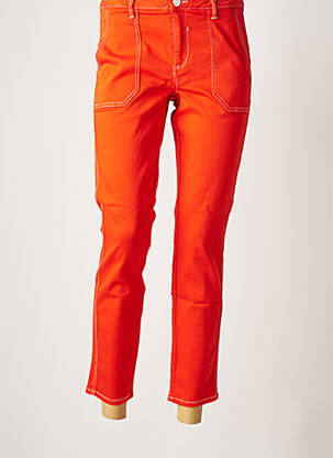 Pantalon 7/8 portocaliu VILA femeie