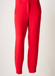 Pantalon slim roșu SELECTED femeie