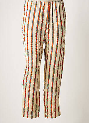 Pantalon drept bej POMANDERE femeie