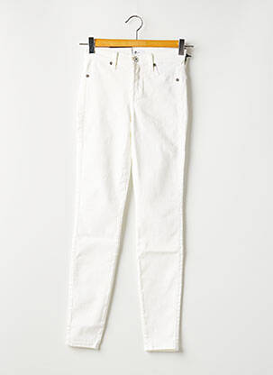 Pantalon slim alb FOR ALL MANKIND femeie