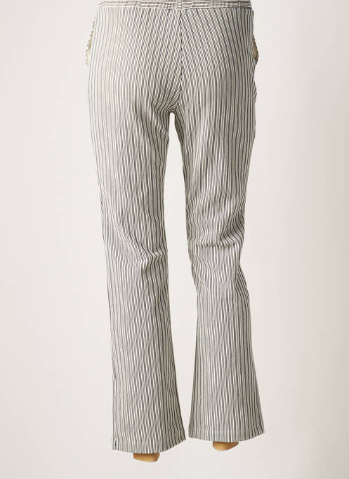 Pantalon 7/8 alb NATHALIE VLEESCHOUWER femeie