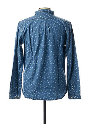 Cămașă cu mâneci lungi albastru KNOWLEDGE COTTON APPAREL bărbat