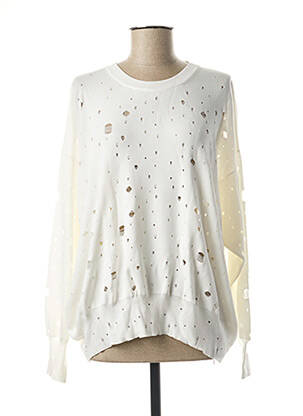 Pulover alb ALEXANDER WANG femeie