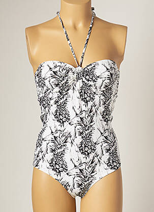 Costum de baie dintr-o singură piesă alb NAELIE femeie