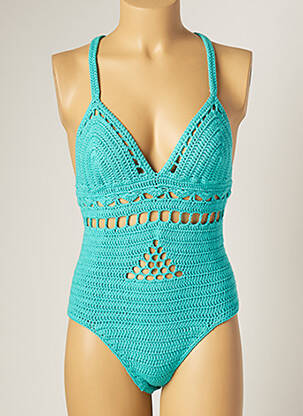 Costum de baie dintr-o singură piesă albastru MAIYA femeie